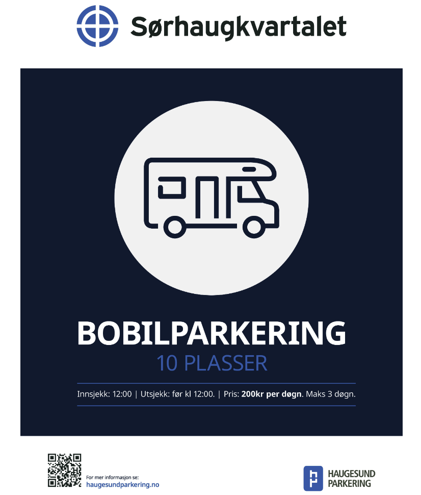 Sentrumsnært parkering.